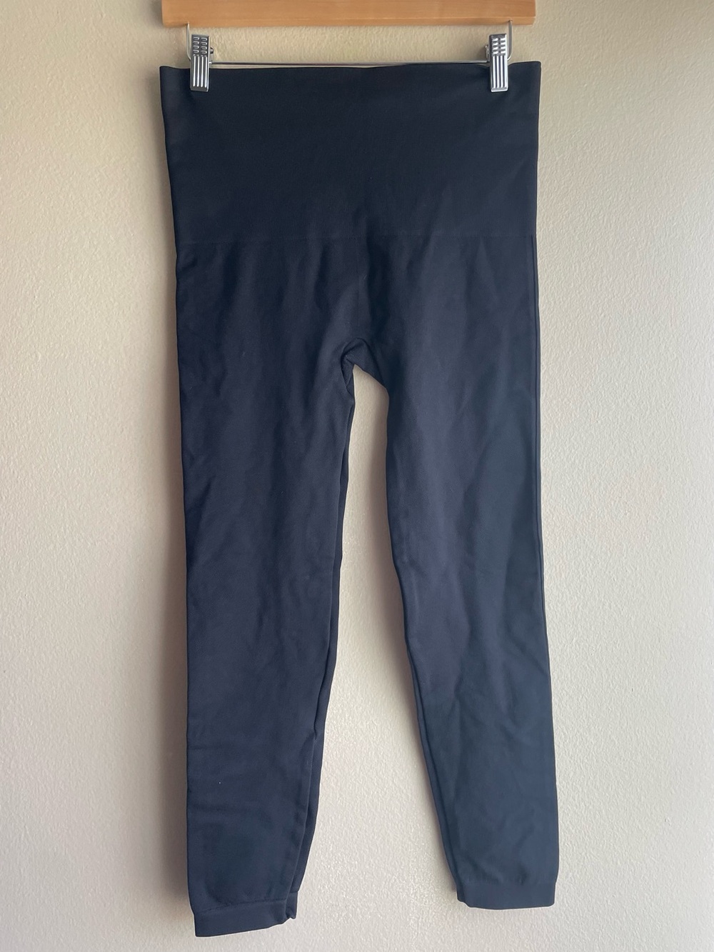 SPANX Black High-Waist Leggings XL